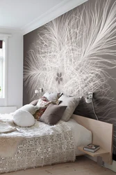 Yataq otağı daxili dandelions