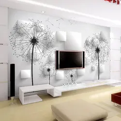 Bedroom interior dandelions