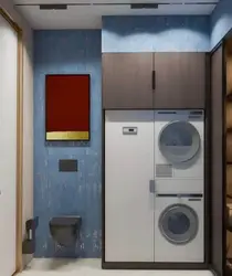 Kitchen toilet interior
