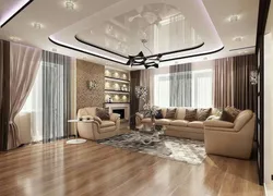 Living room interior city