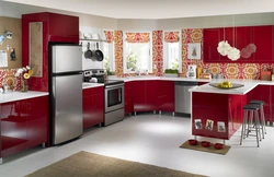 Interior kitchen set