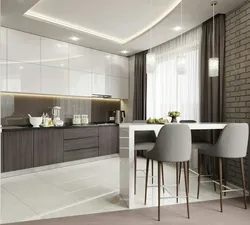 Transparent kitchen interior