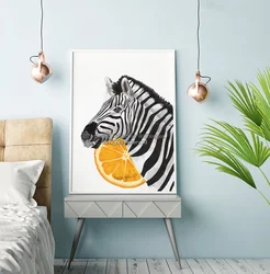 Daxili qonaq otağı zebra