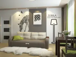 Daxili qonaq otağı zebra