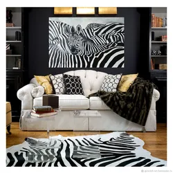 Daxili qonaq otağı zebra