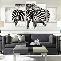 Ichki yashash xonasi zebra