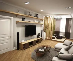 Living room cinema interior