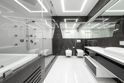 Closed bathrooms interior