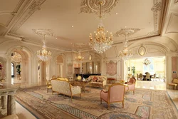 Королевский интерьер гостиной