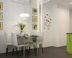 Ромашки интерьер кухни