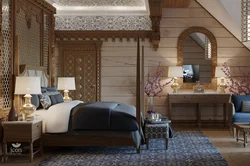 Carved bedroom interiors