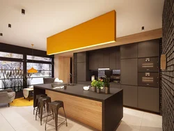 Hotel interior kitchen