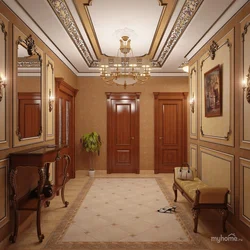 Baroque hallway interior