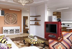 Ethno living room interior