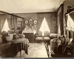 Гостиная старая фотография