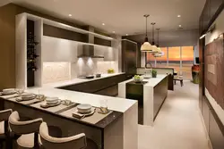 Voluminous kitchen interior