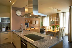 Voluminous kitchen interior