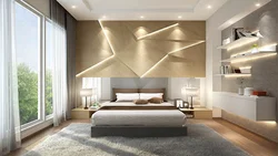 Caramel bedroom interior