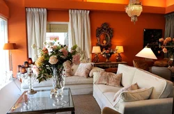 Autumn bedroom interior