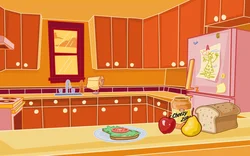 Игрушки интерьер кухни
