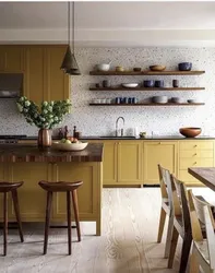 Mixed kitchen interior