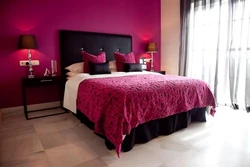 Crimson Bedroom Interior