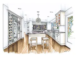 Kitchen interior stages