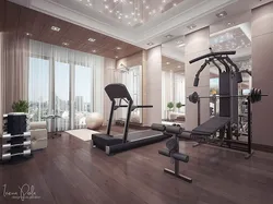 Спортивный Интерьер Гостиной