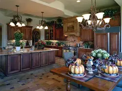 Interior tuscany kitchen