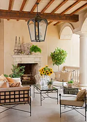 Interior tuscany kitchen