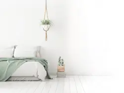 Empty bedroom interior