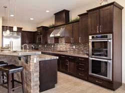 Kitchen design interior countertop