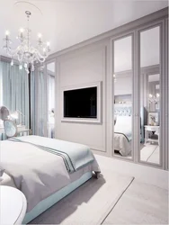 Bedroom interior light wardrobes