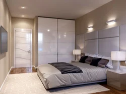 Bedroom interior light wardrobes