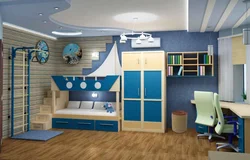 Children's bedroom kitchen interior