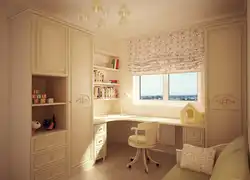 Uşaq yataq otağı mətbəxinin interyeri