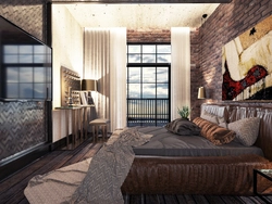 Loft Interior Bedroom Living Room