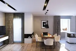 U formalı qonaq otağının interyeri
