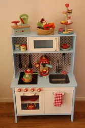 Room interiors children's kitchens