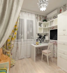 Room interiors children's kitchens