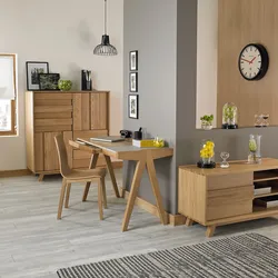 Pine In The Living Room Interior