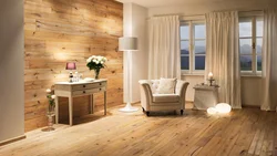 Pine In The Living Room Interior