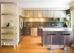 Side kitchen in the interior