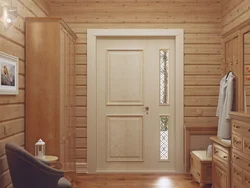 Koridorning ichki qismidagi yog'och