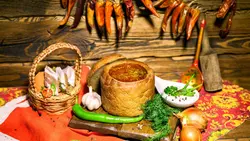 Фатаграфіі старадаўняй рускай кухні