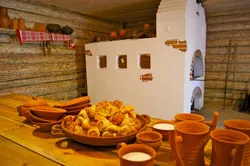 Photographs of ancient Russian cuisine