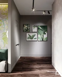 Map in the hallway interior