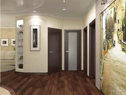 Map in the hallway interior