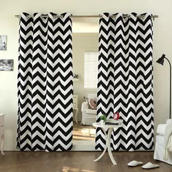 Zigzag in the living room interior