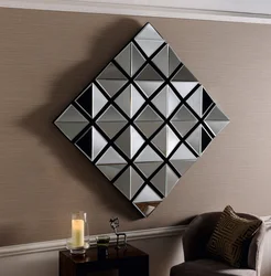 Rhombuses in the kitchen interior